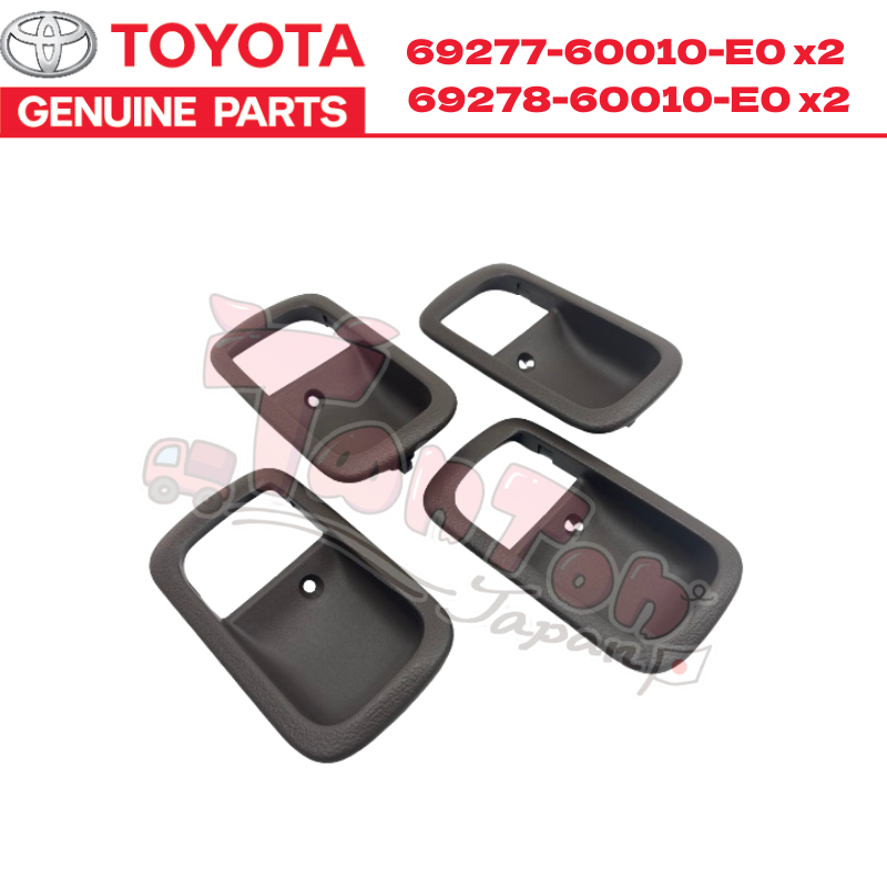 タツページ Toyota Genuine Land Cruiser Inner Door Handle Bezel Front & Rear