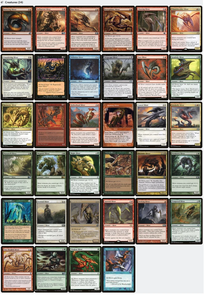 The First Sliver SLIVER CASCADE Magic MTG Custom Commander Deck - Image 3 of 4