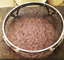 NEW Toca  traditional Bongo bata crown  Rim - Chrome  9" diameter