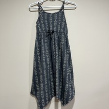 Cat and Jack Girls Maxi Dress Charcoal with line art Various Sizes Youth Style