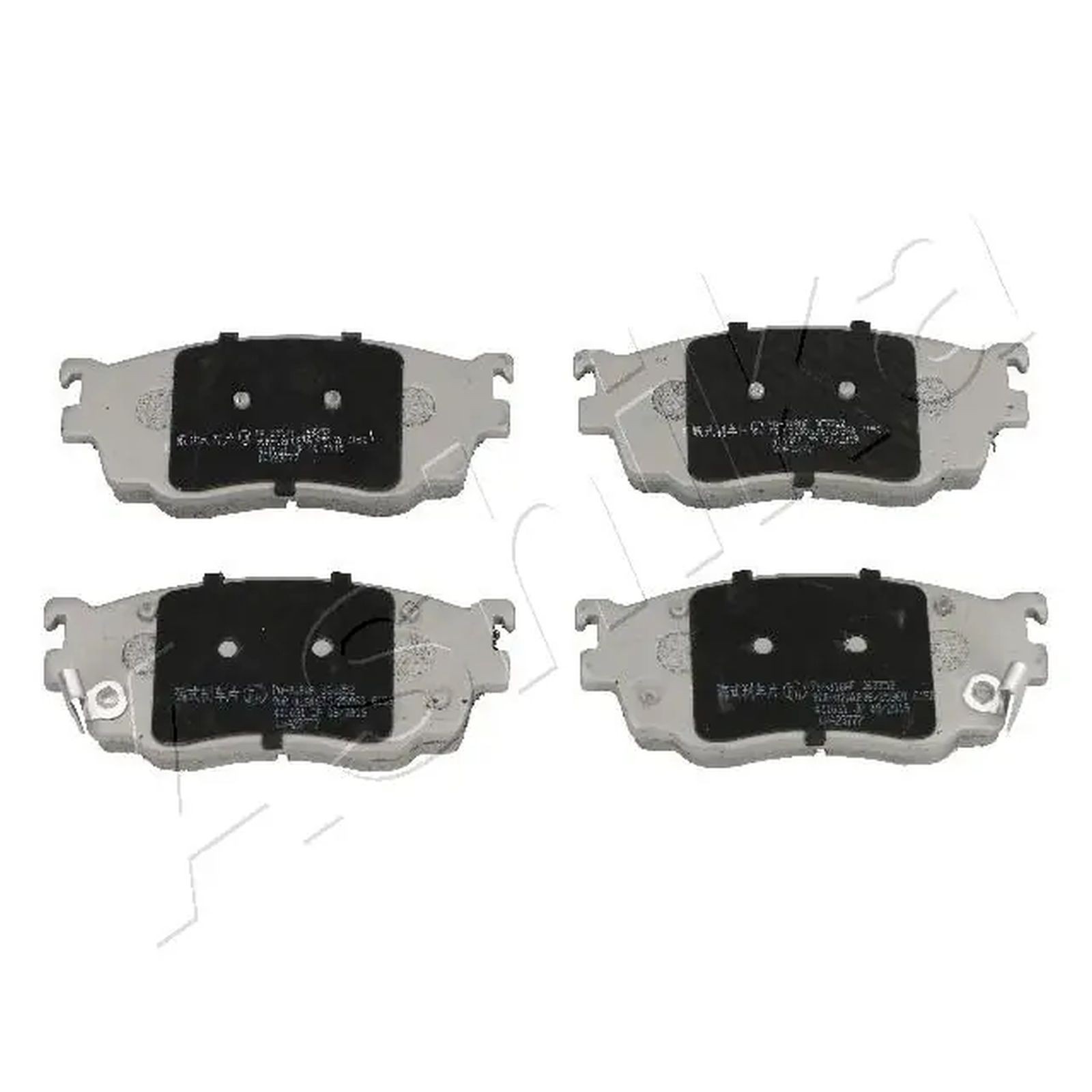 1x ORIGINAL® Ashika Bremsbelagsatz, Scheibenbremse Vorne für Mazda PREMACY 626
