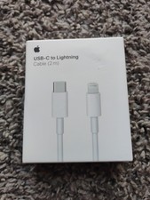 Genuine Apple USB-C to Lightning Cable 2M 6.6 ft OEM New Sealed Fast Charge