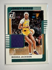 2025 Panini Donruss WNBA Rickea Jackson Jersey Series Relic #51 LA SPARKS