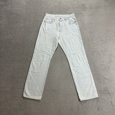 LEVIS 501 Herren Jeans Hose W29 L32 Vintage Premium Straight 27913 Blau Denim
