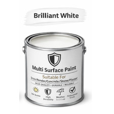 Multi Surface Paint 0.5L-1L Interior Exterior Fence Garden Masonry Paint 6colour