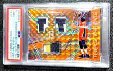 2017 PSA 9 MINT ANTHONY DAVIS ORANGE PRIZM 4/5 G6775