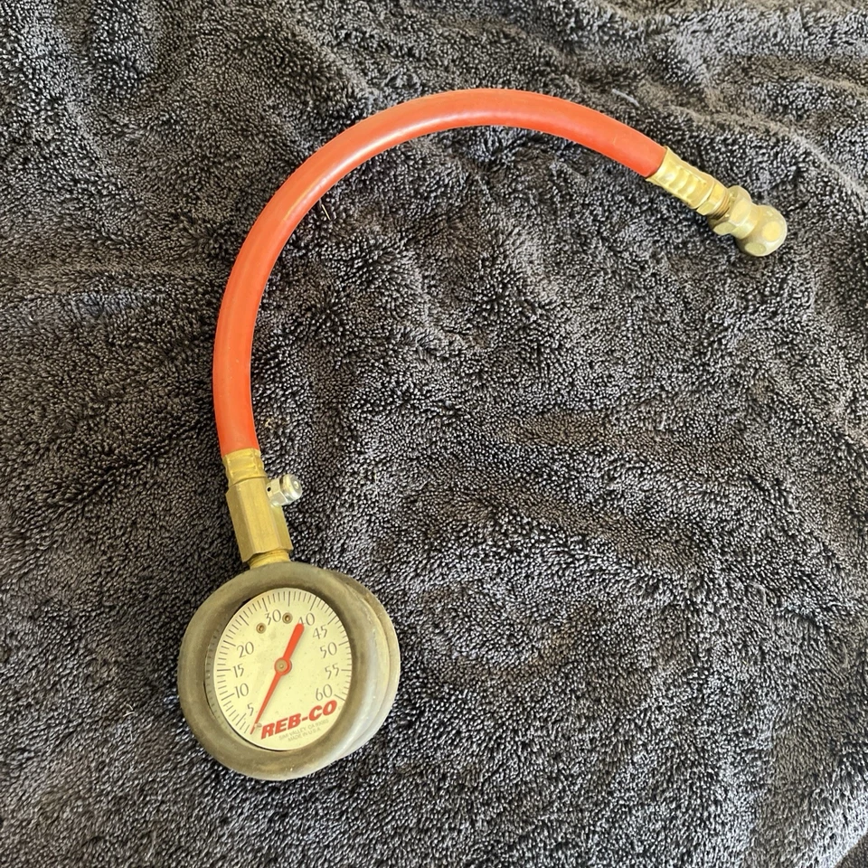 Rebco Autocross and Track Tire Gauge (working) *missing Glass Cover. - Image 2 of 4