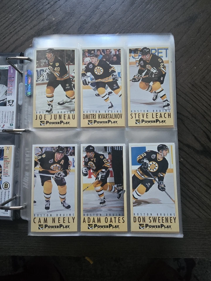 Juego completo de cartas Fleer Hockey Power Play Tall Boy 1993-94 1-520 casi nuevo-como nuevo Foto 4 de 4