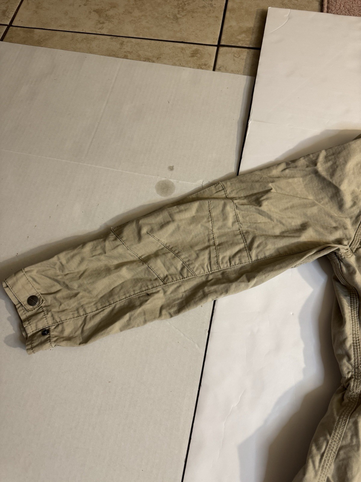 Carhartt Jacket Womens Medium Khaki Tan El Paso Utility Field Ripstop Work Coat thumbnail 12