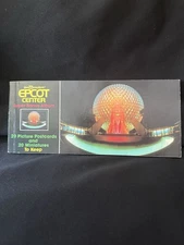 Epcot Center Post Card Super Bonus Album, 20 Cards w. Miniatures