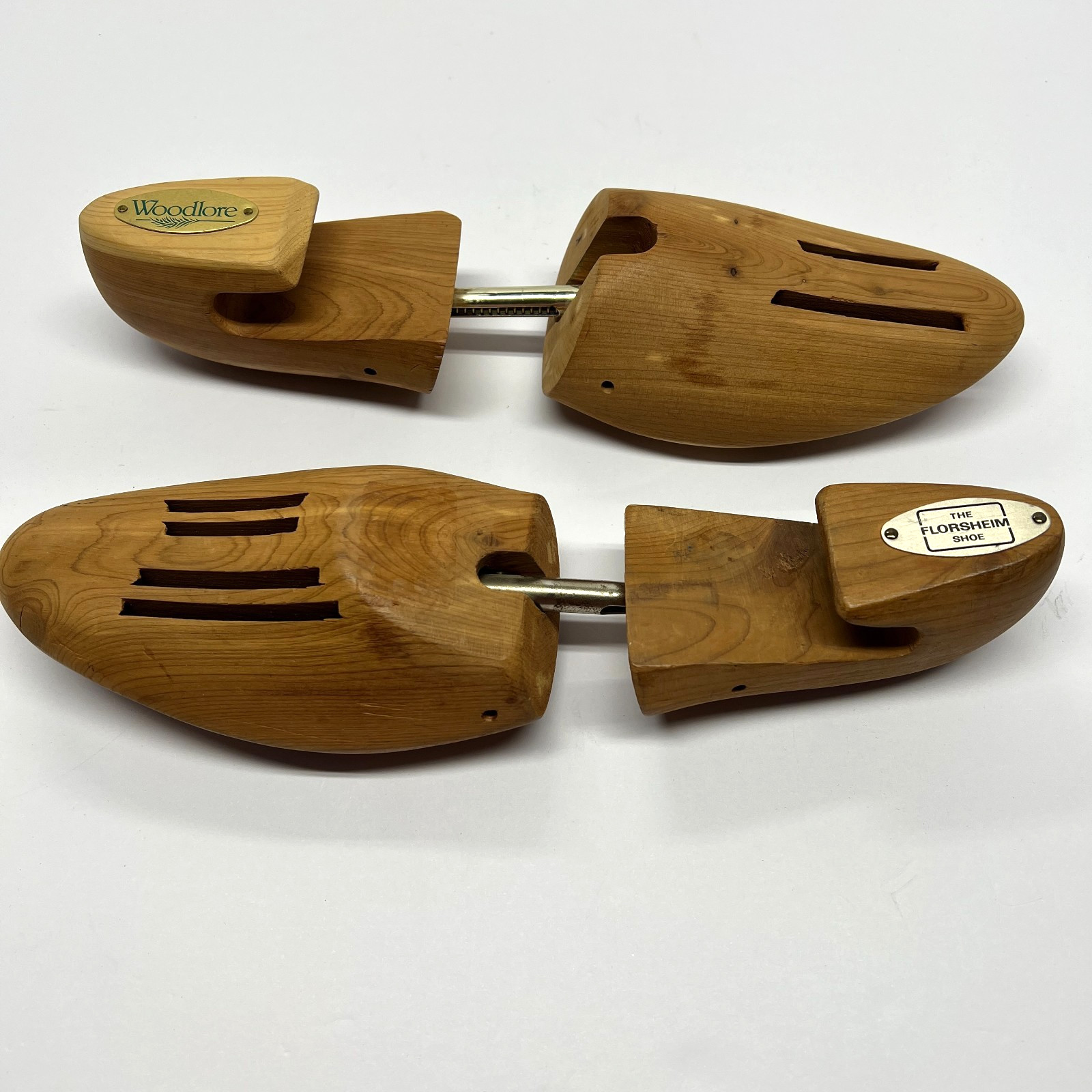 VTG Florsheim & WoodLore Wood Shoe Stretcher Shaper Stay Tree Cedar 11" L