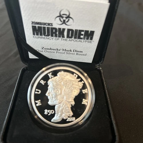 ZOMBUCKS PROOF SILVER SERIES - “Murk Diem” .999 Silver Proof #5