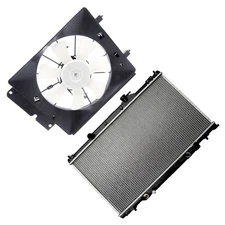 PICKOOR Cooling Fan & Radiator Kit For 2002-2006 Honda CR-V 2.4L