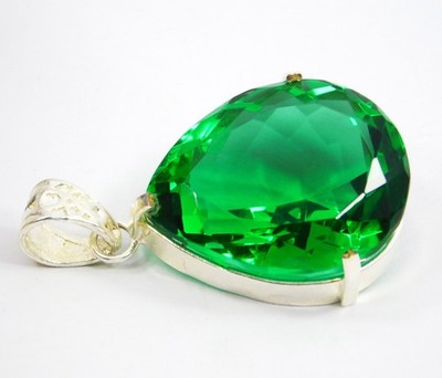 Certified 78.25 Ct Natural Green Peridot Pendant Pear Cut Gorgeous Gemstone