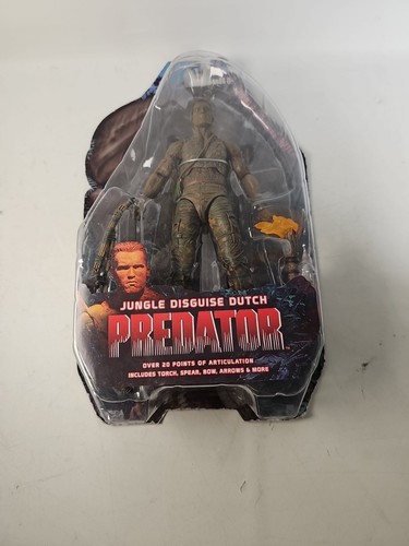 Predator Arnold Schwarzenegger Action Figure Jungle Disguise Dutch NECA 2013 - Photo 5/5