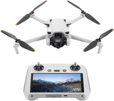 Mini 3 ( RC), Lightweight 3X Mechanical Gimbal Drones with Camera for Adults 4K,