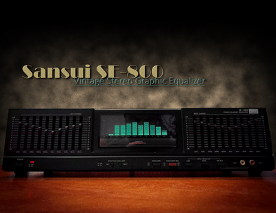 Sansui SE-800 🌈RaRe🌈 Vintage Stereo Equalizer | eBay