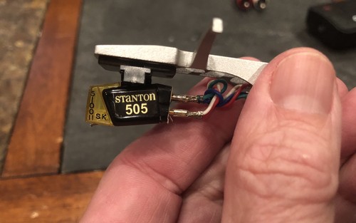 OM Stanton Headshell With 505 5100 DJ Mix Scratch Cartridge Tracks Sounds Great