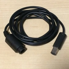 Nintendo Gamecube (GC) Controller 6' Cable Extension Black - Tested