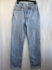 Abercrombie  Fitch Jeans Womens W25/0R The Dad High Rise Button Fly Distressed