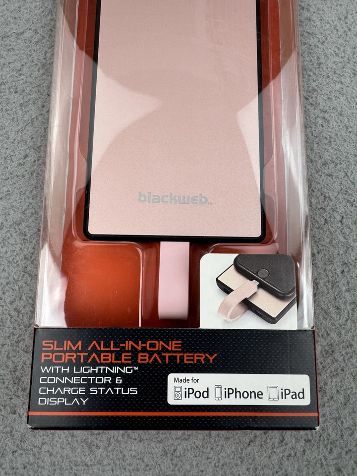 Зарядное устройство портативное Blackweb банк питания 5000 мАч для продуктов Apple - Изображение 2 из 4
