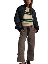NWT  178 Free People "We The Free" Safari Sun Cropped Pants SIZE 12 1350