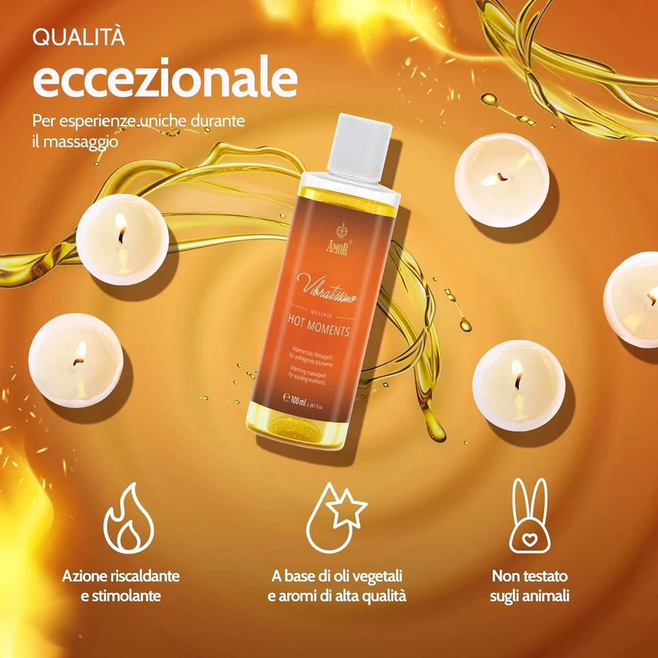 “Hot Moments” Olio Da Massaggio Riscaldante E Lenitivo, 100 Ml - Immagine 4 di 4
