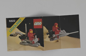 Vintage Lego Space Instructions Only 1980s Legoland 6822 No Bricks