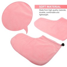 1 Pair Wax Therapy Foot Covers for Foot Plush Paraffin Wax Foot Wraps