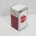 Vintage Coca Cola Coke Napkin Holder Dispenser 1992 Red Chrome 50's Diner Style