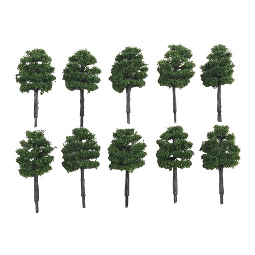 Maqueta de árboles verdes de 5 cm para paisaje arquitectónico y decoración de carreteras (paquete de 10) - Imagen 4 de 19