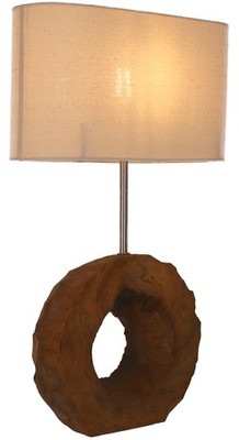 Tischlampe / Tischleuchte, in Bali handgemacht aus Naturmaterial - Modell Palau