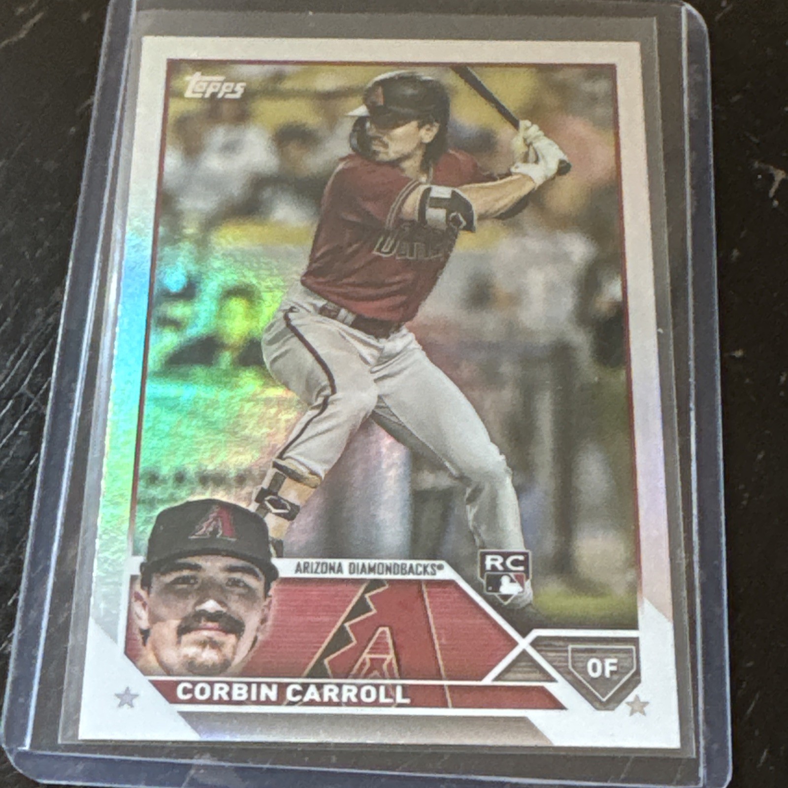 2023 Topps Corbin Carroll #401 Rainbow Foil RC - Arizona Diamondbacks