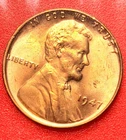 1947-P Lincoln Wheat Cent Penny GEM RED BU From an Original Bank Roll