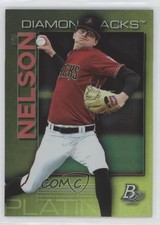 2020 Bowman Platinum Wal-Mart Top Prospects Chartreuse Ryne Nelson #TOP-48 07rd