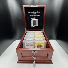 PCS Ancient Coins Set (5) #275/500 Silver Coins Of The Golden Age NGC. Box & COA