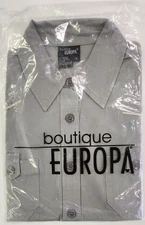 NEW Boutique Europa Long Sleeve Cotton Button Down Shirt - Size 4