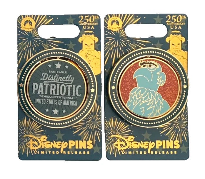 Disney Parks 2026 Muppets Sam Eagle USA 250 Years Distinctly Patriotic LR Pin