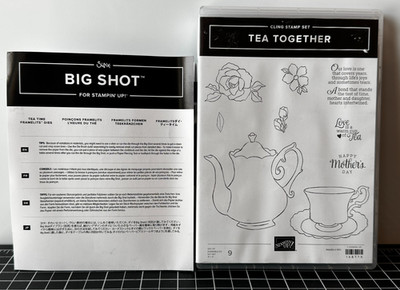 Stampin  Up! TEA TOGETHER Stamp Set & TEA TIME Dies Mother s Day Warm Cup Tea