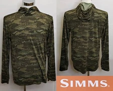 Simms Bugstopper SolarFlex Hoody Men's M Shroud Loden Green UPF 50+ NWT #J4866