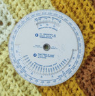 VINTAGE 1940 Standard Oil Company of California Aviation Flight Computer Wheel — photo 2