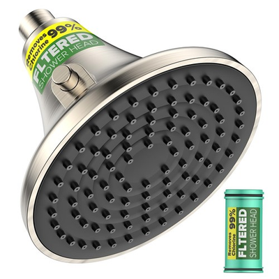 #ad #ad Filtered Shower Head Brushed Nickel High Pressure Rain Shower Heads with Fi... $20.03