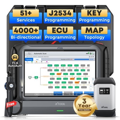2026 XTOOL IP919 MAX+XV200 Profi OBD2 Diagnosegerät J2534 ECU-Programmiergerät