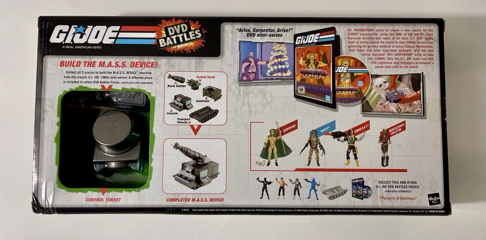 GI Joe DVD Batallas “Levántate, Serpentor, Levántate” Construye el Dispositivo Masivo Set 3 de 5 Foto 4 de 4