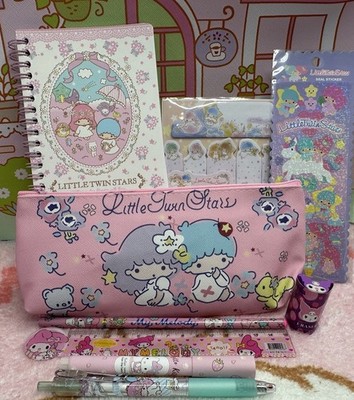 Little Twin Star B6 Notizbuch Federmäppchen Stiftaufkleber My Melody Pencil Kitty Pen