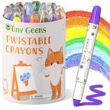 Twistable Crayons Washable Non Toxic Art Set for Kids