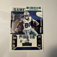 2024 Panini Contenders CeeDee Lamb #/175 Green Game Ticket #26 Cowboys Dallas