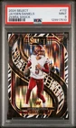 2024 Panini Select Premier Level Jayden Daniels #112 Zebra Shock Prizm RC PSA 9