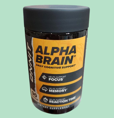Onnit Labs Alpha Brain Memory & Focus  90 Capsules Caps  New LOOK  07/2027