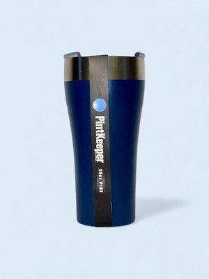Pintkeeper 20oz Vacuum Insulated Tumbler -Beer Pint Cup Travel Mug Navy blue new